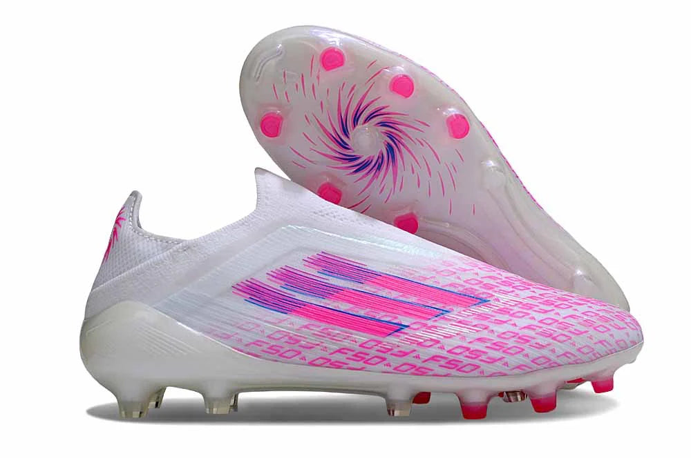 Adidas F50 Elite Laceless FG 2025 PINK/WHITE